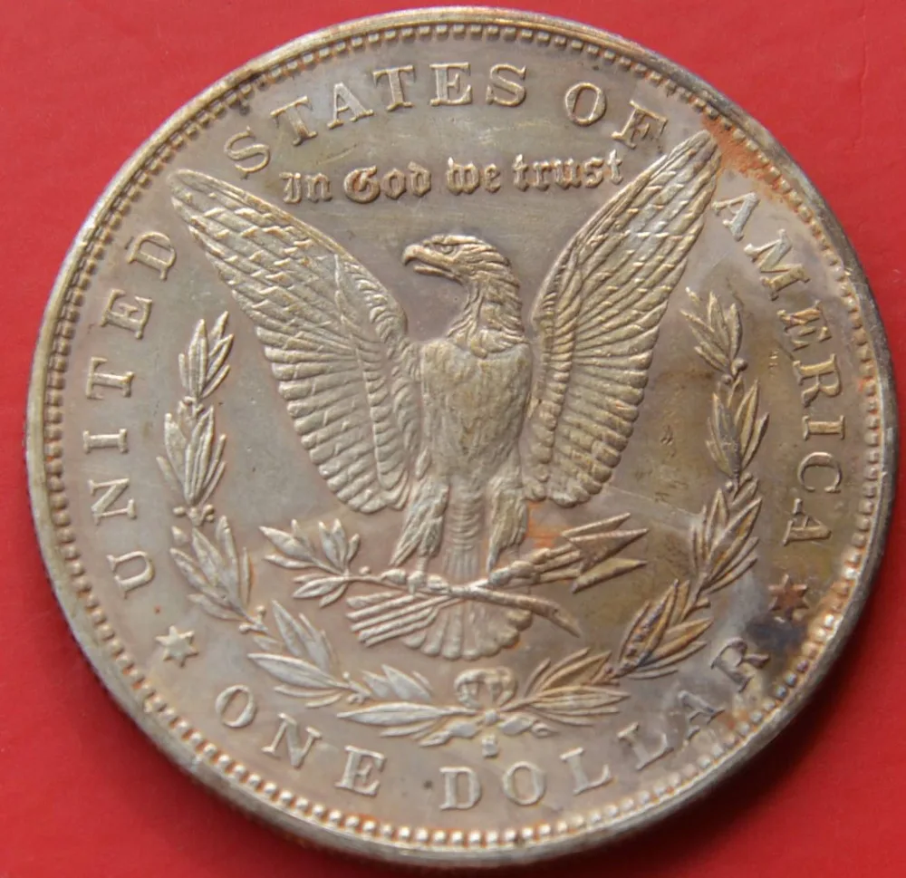 

High imitation Sterling Silver 1897-S Morgan One Dollar Copy Coin United States