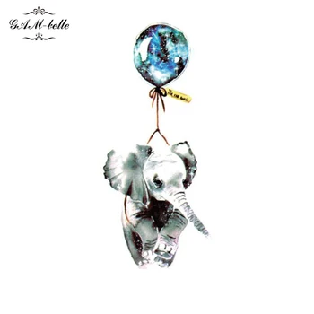 

Original Cute Balloon Elephant Tattoo Stickers Elephant Fashion Night Club Ankle Wrist Tattoo Stickers