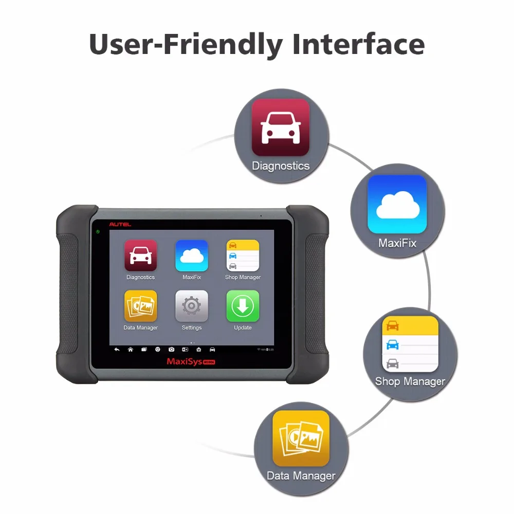 Autel MaxiSys MS906 автомобильный диагностический Системы мощный, чем MaxiDAS DS708& DS808 бесплатное обновление онлайн