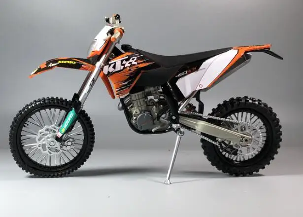 

Bulk bag Original factory 1:12 KT 450 EXC Mountain Off-road Motorcycle Model Alloy frame