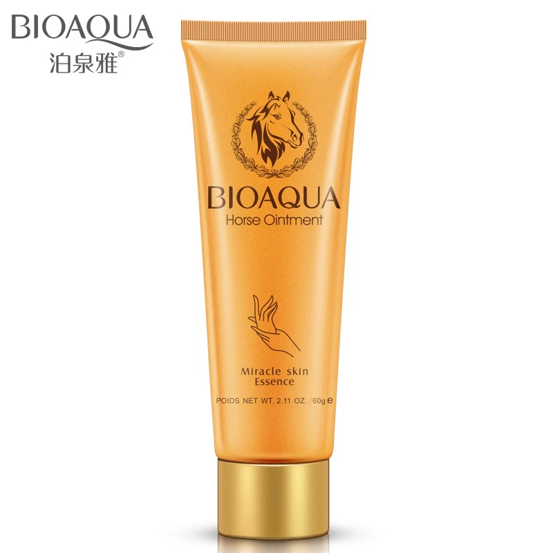 

BIOAQUA horse ointment miracle essence moisturizing hand cream anti aging whitening hand lotion creams for hands mango skin care