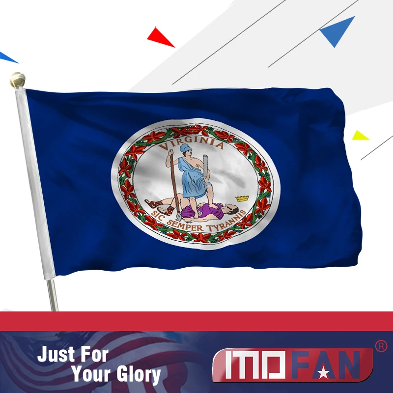 Virginia Flag VA State Banner Pennant 3x5