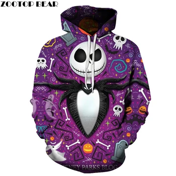 

Halloween 3D Printed Hoodie Mens Hoodies Fall Autumn Hoody Sweatshirt Tracksuit 2018 Cloth Drop Ship ZOOTOP BEAR