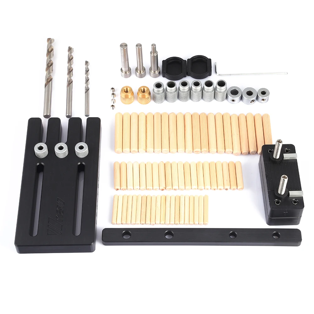 

70PCS Round Log Tenon Mortise Locator Puncher Hole Opening Tool Precise Wood Drilling Tools Set Woodworking Tool Set