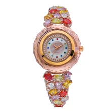 Nouveau Melissa Dame Montre-Bracelet À Quartz Top Mode Femme Robe Bracelet Strass Shell De Luxe En Cristal de Bling Fille D’anniversaire Cadeau
