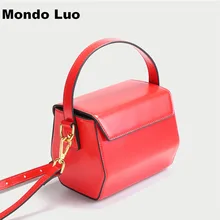 Женская сумка из натуральной кожи с заклепками простая и Элегантная Модная трендовая в Европе однотонная сумочка