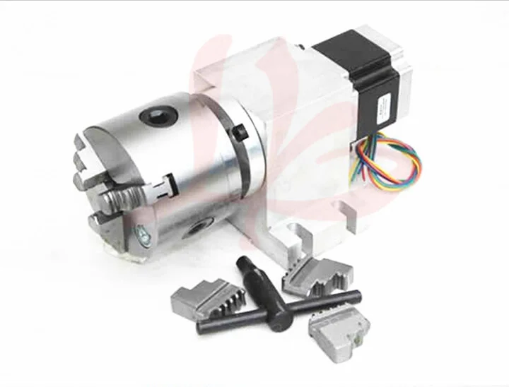 DIY токарный станок с ЧПУ ось вращения K11 80 мм 3 кулачковый патрон Скорость снижения