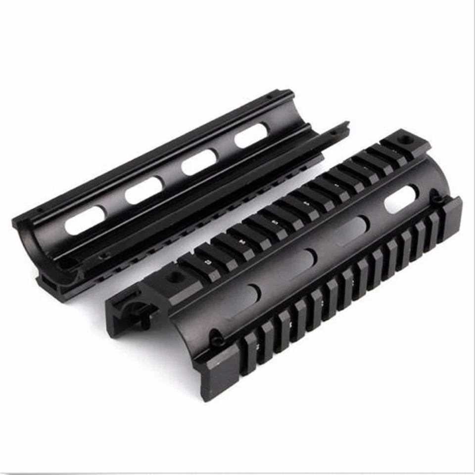 لنا نوع جديد 6.7 بوصة Handguard Picatinny 20 مللي متر السكك الحديدية جبل مع 4 السكك الحديدية صالح Picatinny ويفر ل AR15 M16 بندقية الصيد