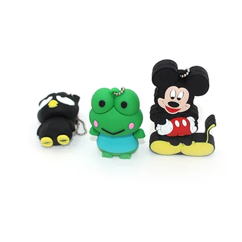 

Classic Cute Mickey Frog Pen Drive Cartoon Usb Flash Drive Pendrive 4GB/8GB/16GB/32GB/64G U Disk Animal Memory Stick Lovely Gift