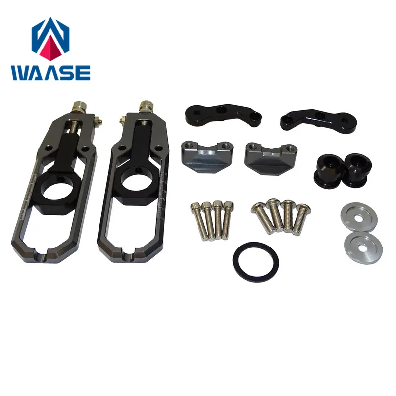 Motorcycle Chain Tensioner Adjuster with Spool Blue, YZFR1 2015-2016