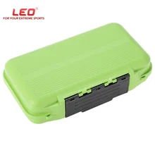 LEO отдельно стоящая рыболовная приманка коробка для крючков портативный рыболовный аксессуар Инструмент Контейнер для снастей с отсеком хранилище для рыболовных снастей чехол(зеленый