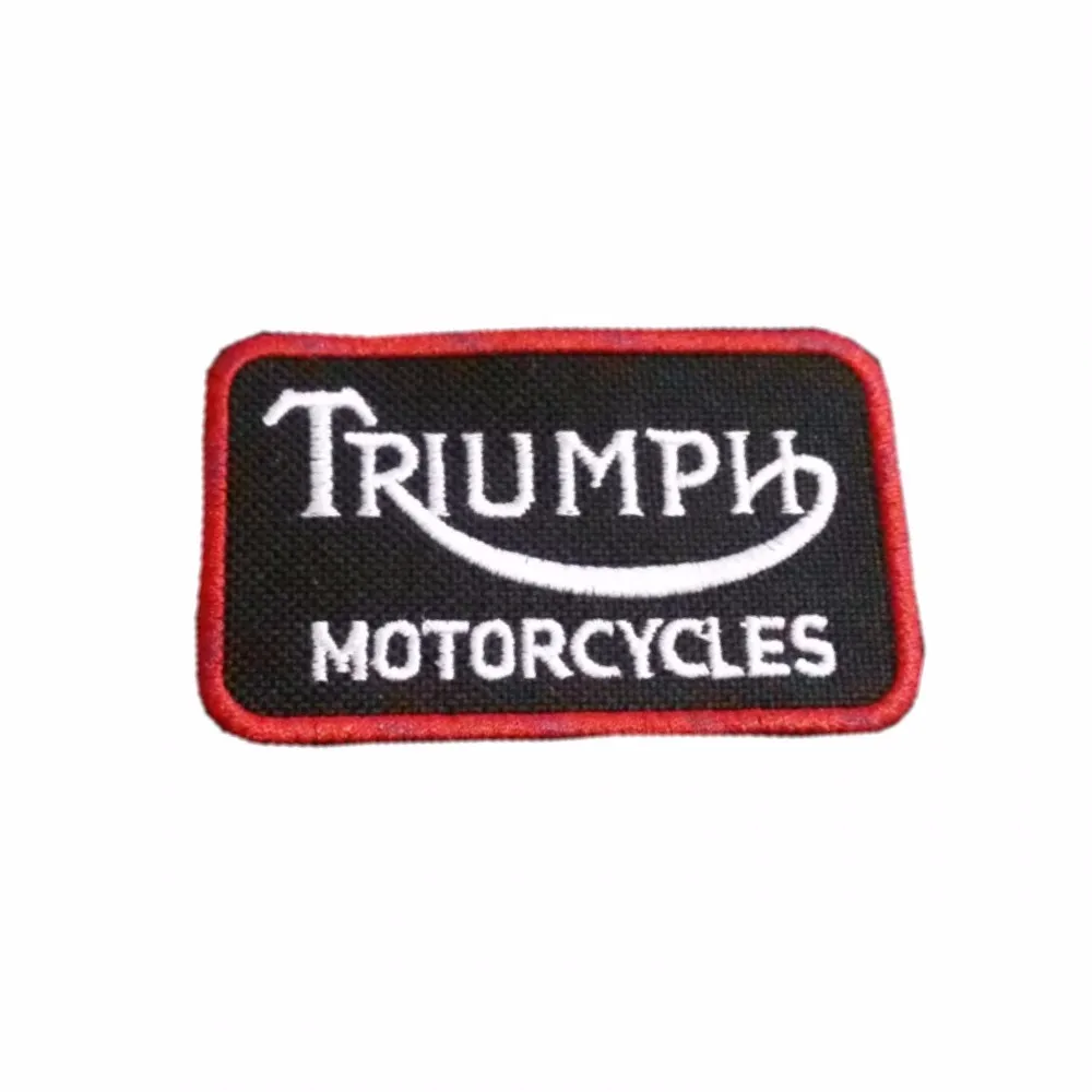 TRIUMPH Embroidery Patches Clothing DIY Accessory Patches Motorcycle Jacket Biker Vest Badges Patches