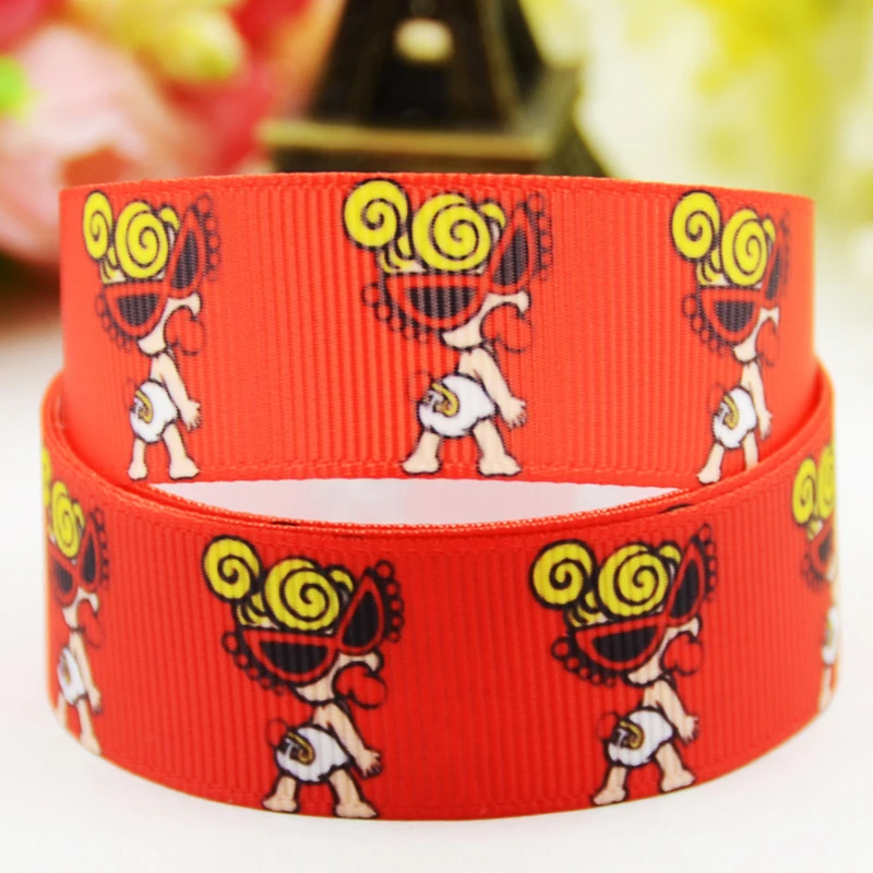 

7/8'' (22mm) hysteric mini Cartoon Character printed Grosgrain Ribbon party decoration satin ribbons X-01369 OEM 10 Yards