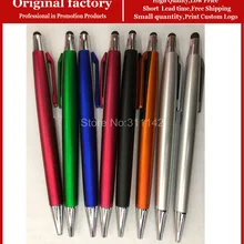 Логотип заказной сенсорной ручки рекламные хорошее качество забавное перо-стилус