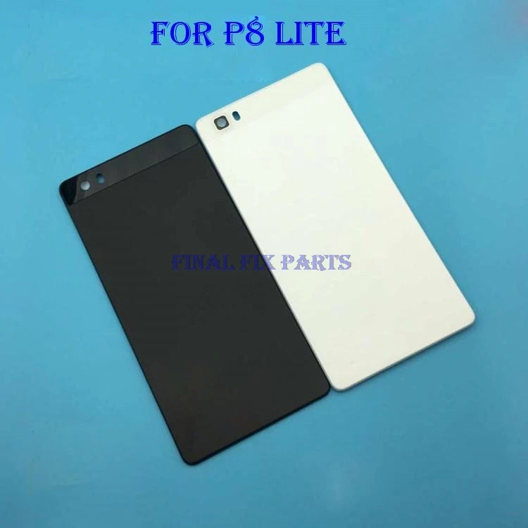 

Rear Battery Cover Housing Door For Huawei P8 Lite 2015 Back Cover Chassis + Camera Lens + Adhesive Repair Parts