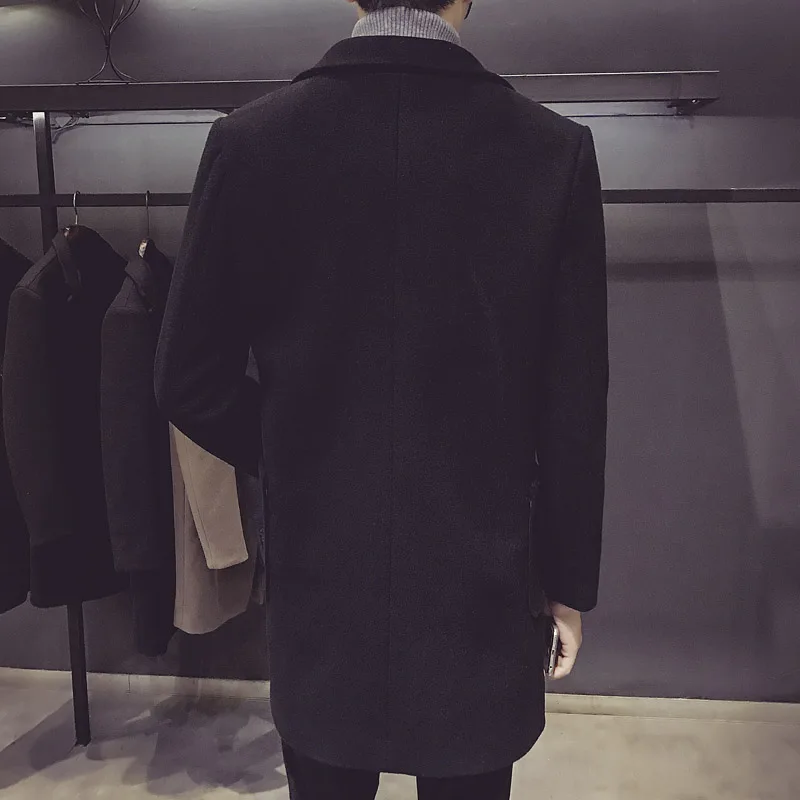 الشتاء رجل جديد سترة واقية سترة ، نوعية جيدة الصوف واحدة الصدر سترة ملابس للرجال طية صدر السترة ضئيلة بلون خندق الشتاء رجل جديد سترة واقية سترة ، نوعية جيدة الصوف واحدة الصدر سترة ملابس للرجال طية صدر السترة ضئيلة بلون خندق