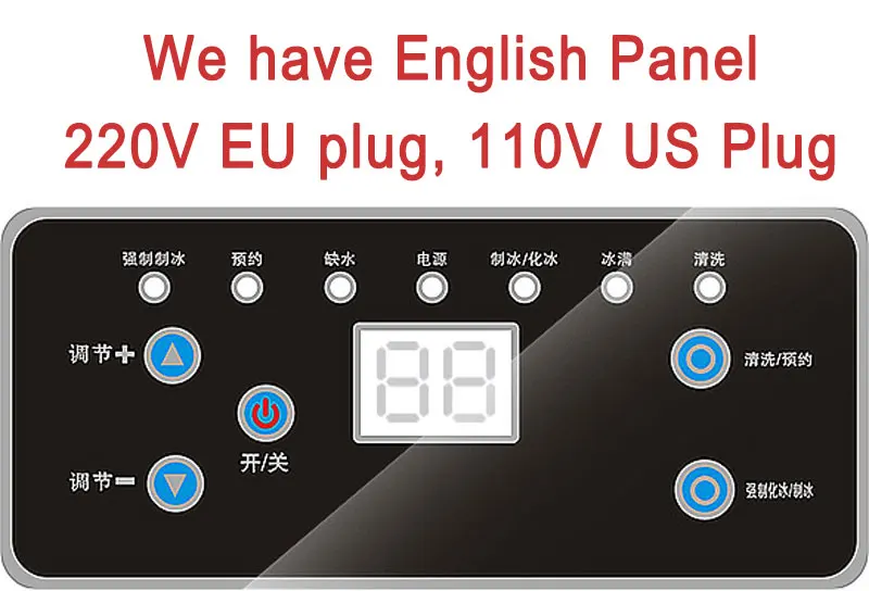 70 кг/24 ч льдогенератор 110 V/220 V машина для производства льда молока Чай/маленький бар/Кофе цех автоматической большое хранение аппарат для кубиков льда