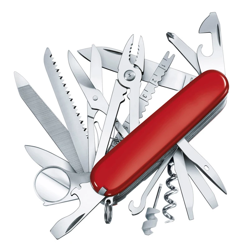 

Multi-Functional Outdoor tools Swiss 91mm Folding Knife Stainless Steel Multi Tool Army Knives Pocket Outdoor Survival Tools