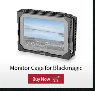 Клетка для монитора SmallRig с солнцезащитным козырьком для Blackmagic Design Video Assist " мониторы с HDMI зажим+ шаровая Головка наборы-1988