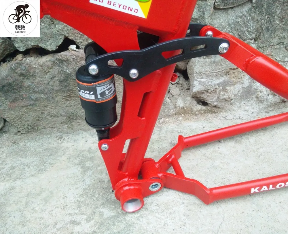 Sale Kaloss  Folding Fat bike frame  snow bike frame BB120mm   26*4.0 inch 26*17 inch , Beach bike  frame 44mm headset 3