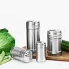 spice Jar Kitchen Gadgets 1pc Seasoning Can Spice Pepper Shaker Rotating Cover Multi-purpose Salt Sugar Bottle Stainless Steel ► Photo 2/6