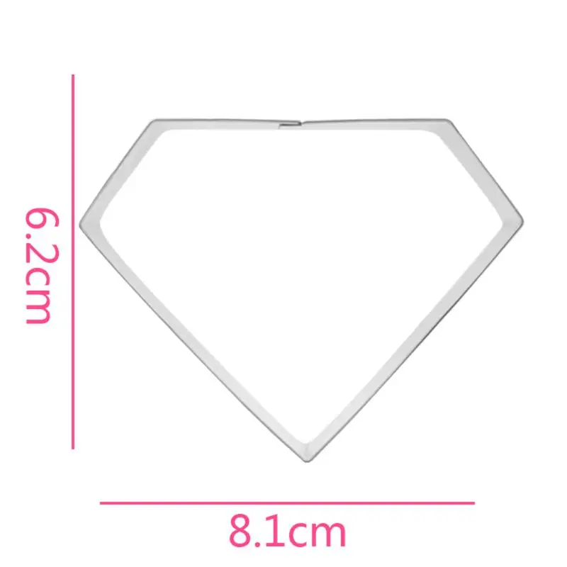Алмазный для торта из нержавеющей стали нож для печенья формы для выпечки торта DIY кондитерский сахар силиконовая форма