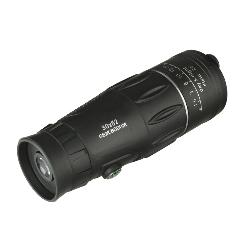 30X52 HD Monocular Telescope Dual Focusing Adjustment Low Light Night