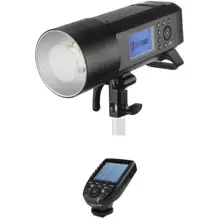 Godox AD400Pro Witstro All-In-One Outdoor Flash Lithium Battery TTL HSS With XProC TTL Trigger Kit for Canon Camera godox ad600 pro witstro all in one outdoor flash ad600pro li on battery ttl hss built in 2 4g wireless x system for canon nikon