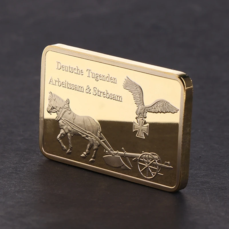 

2018 New Commemorative Coin Carriage Vehicle Golden Square Collection Arts Gifts Souvenir Drop Shipping Support