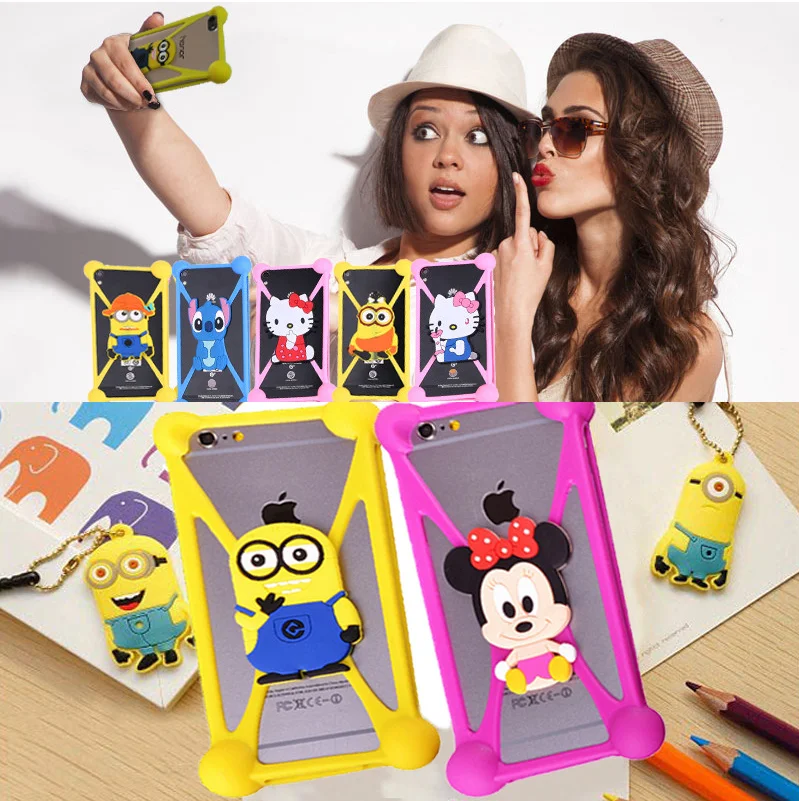 

Cute Cartoon hello kitty Batman Minnie Minions Stitch Soft Silicon Case Cover for ASUS Zenfone Lite L1 G553KL for HomTom S99i