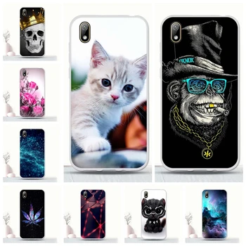 

For Huawei Y5 2019 Phone Case Silicone For Honor 8S Cartoon 3D Printed Coque For Honor 8s Fundas 5.71 inch Cover Bumper Shell