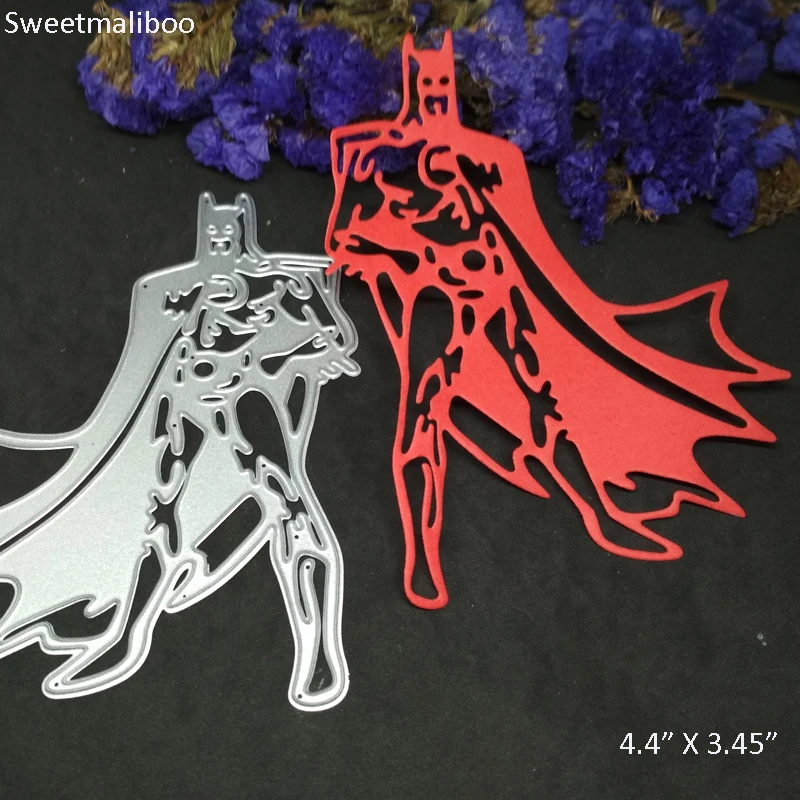 

Cutting Dies New 2019 Batman Hero superman Frame Scrapbooking Metal Die Stamps Craft Die Cut Stencil Embossing Paper Card Making