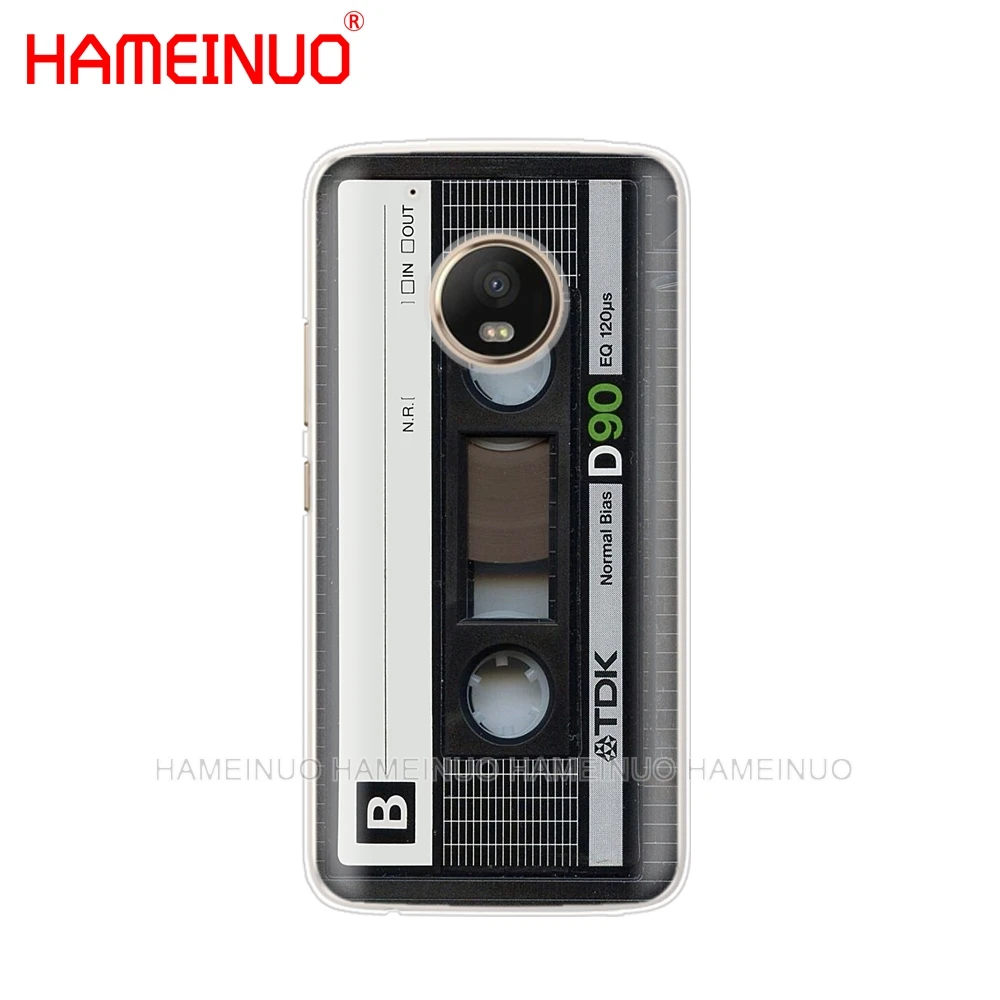 HAMEINUO Ретро Классический кассета уникальный дизайн чехол для телефона Motorola Moto X4 C G6 G5 G5S G4 Z2 Z3 PLAY PLUS - Цвет: 62202