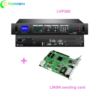 

LVP300 video processor with 1pcs sending card P2.96 front access led module