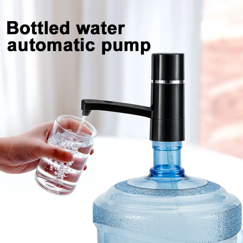 

2019 New Automatic Electric Portable Water Pump Dispenser Gallon Drinking Bottle Switch USB Charging 304 Stainless Steel
