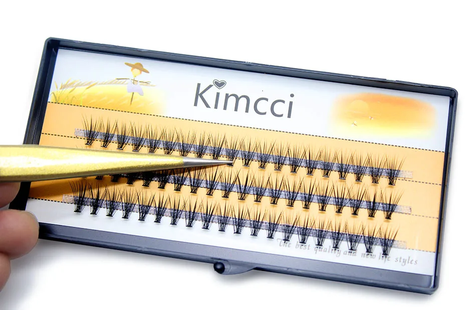 Kimcci Professional 0.07C 20D индивидуальное наращивание ресниц макияж прививка клезера ресницы натуральные Мягкие Накладные ресницы реснички