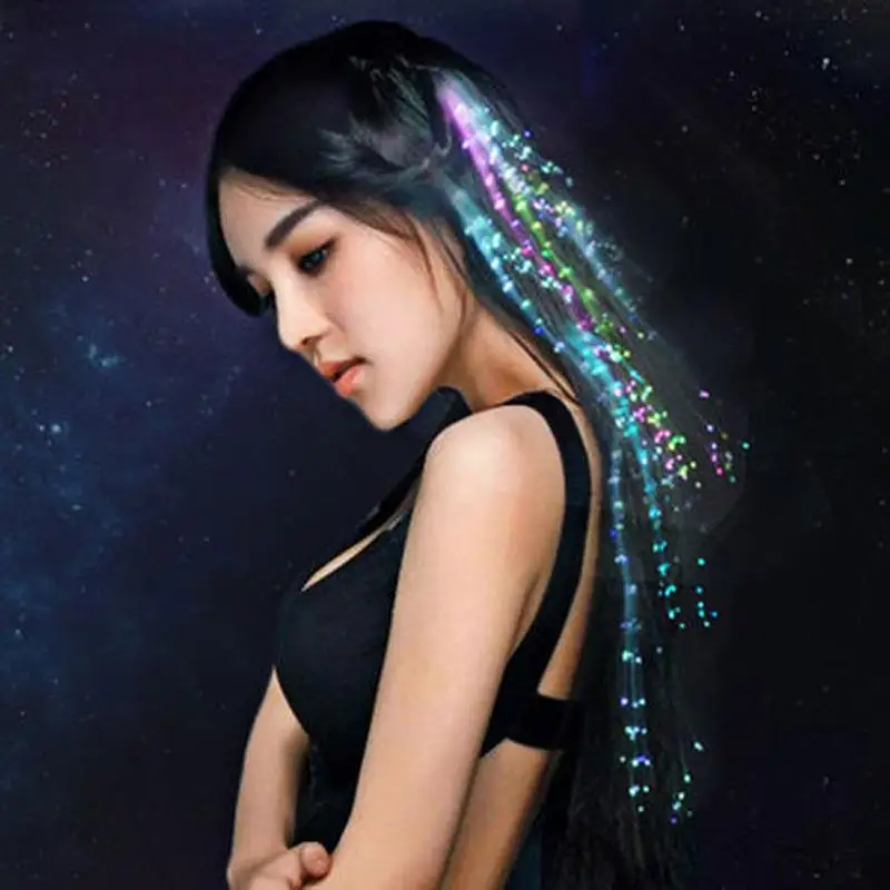 Модный светодиодный светильник, аксессуары для волос для женщин, вечерние аксессуары для волос, креативные волоконно-оптические заколки для волос, лучший подарок для леди и ребенка