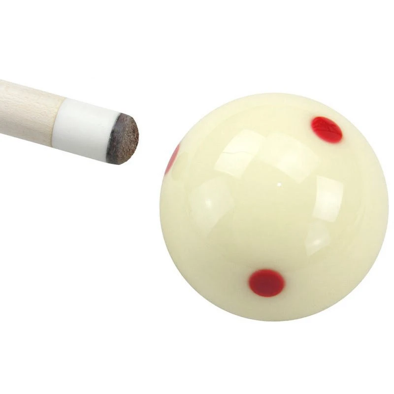 Cue Ball With 6 Red Dots Standard Pool-Billiard White Cue Training Ball White Billiard