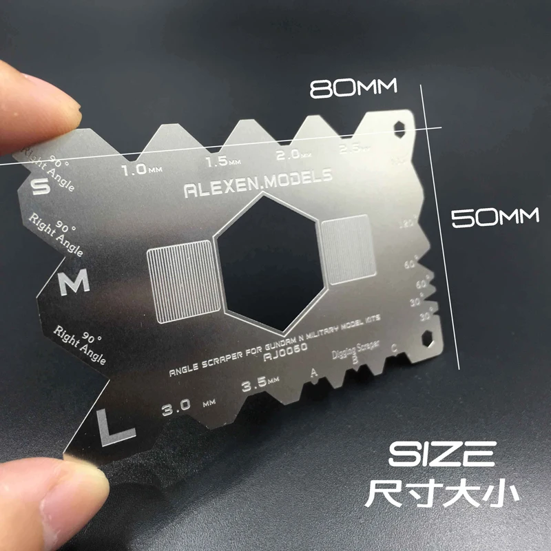 Resin Military Models Gundam Type C Mouth Edge Repair Tools DIY Necessary Edge Horn Repair Knife Mo