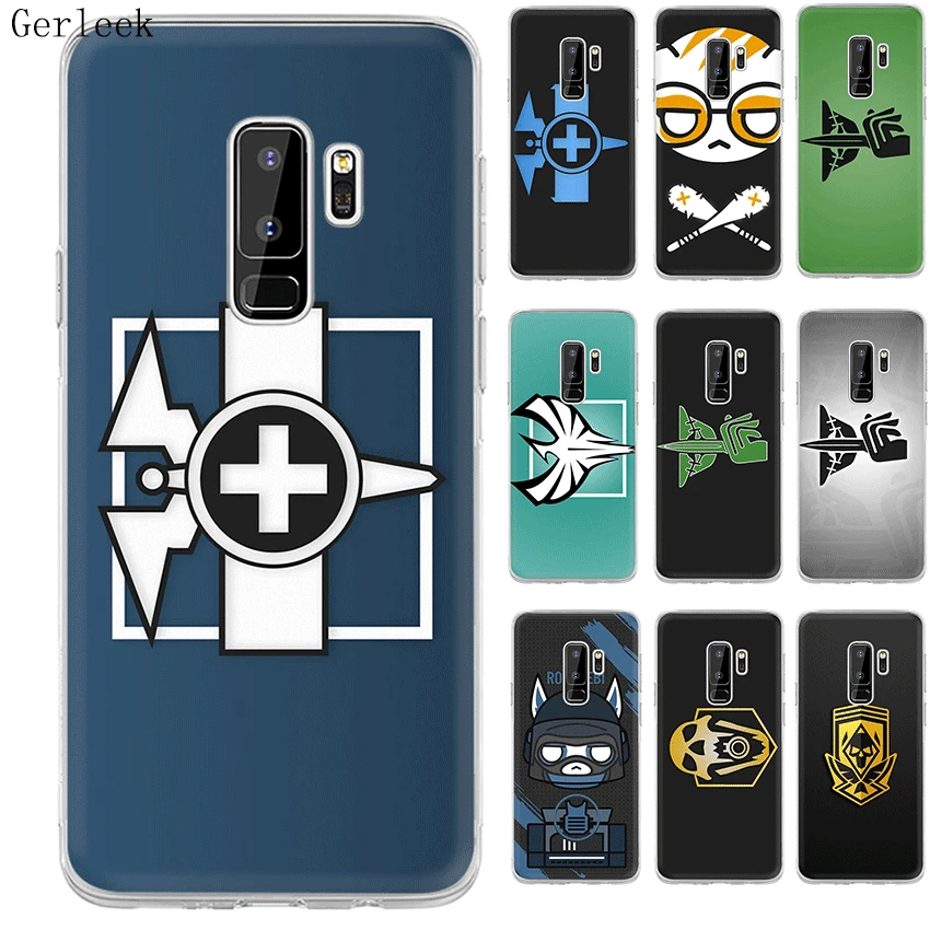 Чехол для телефона Desxz Rainbow Six Siege Samsung Galaxy S3 S4 S5 S6 S7 Edge S8 S9 S10 S10e Plus Note 8 9 | Мобильные