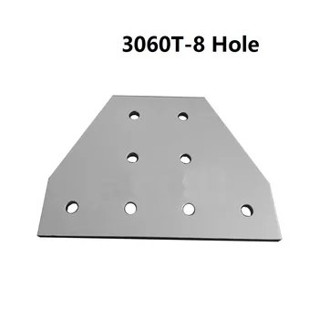 

5pcs 3060 30x60 with 8 hole T type 90 Degree Joint Board Plate Corner Angle Bracket Connection for Aluminum Profile