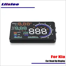 Liislee For KIA Forte / Soul 2015 2016 OBD2 Overspeed Warning Car Head Up Display Saft Driving Screen Projector – Reflecting