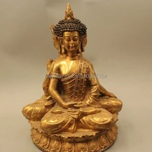 1" Тибет Тибетский Буддизм Латунь Сиденье Таиланд Трехгранника Статуи Будды Майтреи