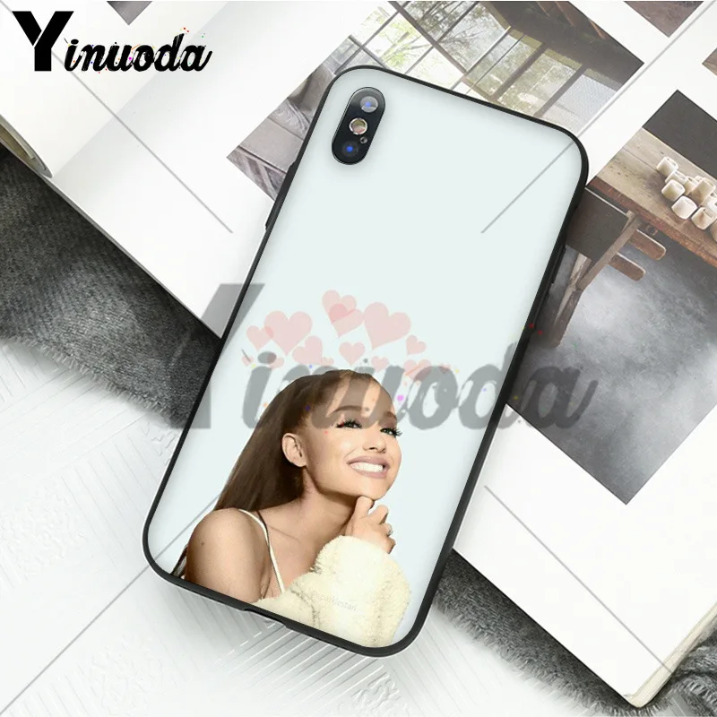 Yinuoda Ariana Grande прекрасный дизайн аксессуары для телефонов Чехол для iPhone 8 7 6 6S Plus 5 5S SE XR X XS MAX Coque Shell