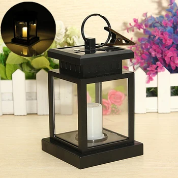 

Solar Powered LED Candle Light Solar Lantern Outdoor Street Waterproof Hanging Lamp Patio Home Garden Decoration Solar Lamp
