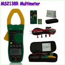 1 шт. MASTECH MS2138R 4000 Графы Digital AC DC Токоизмерительные Мультиметр Напряжение Ток Емкость Тестер Сопротивления