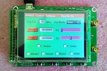 

AD9833 DDS sine wave amplifier square wave triangle color touch screen module