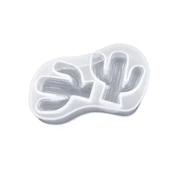 

Silicone Mold DIY Jewelry Making Cactus Pendant Epoxy Resin Molds Crystal Handmad Tools Cake Fondant Ornaments