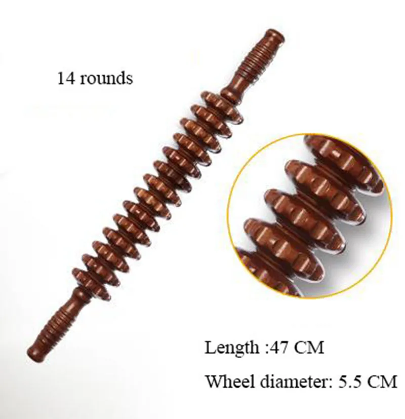 Йога Меридиан бар высокой плотности трещины 9 грубый чакры весь массажный валик для тела стучал его талии массаж спины шеи ног Деревянный