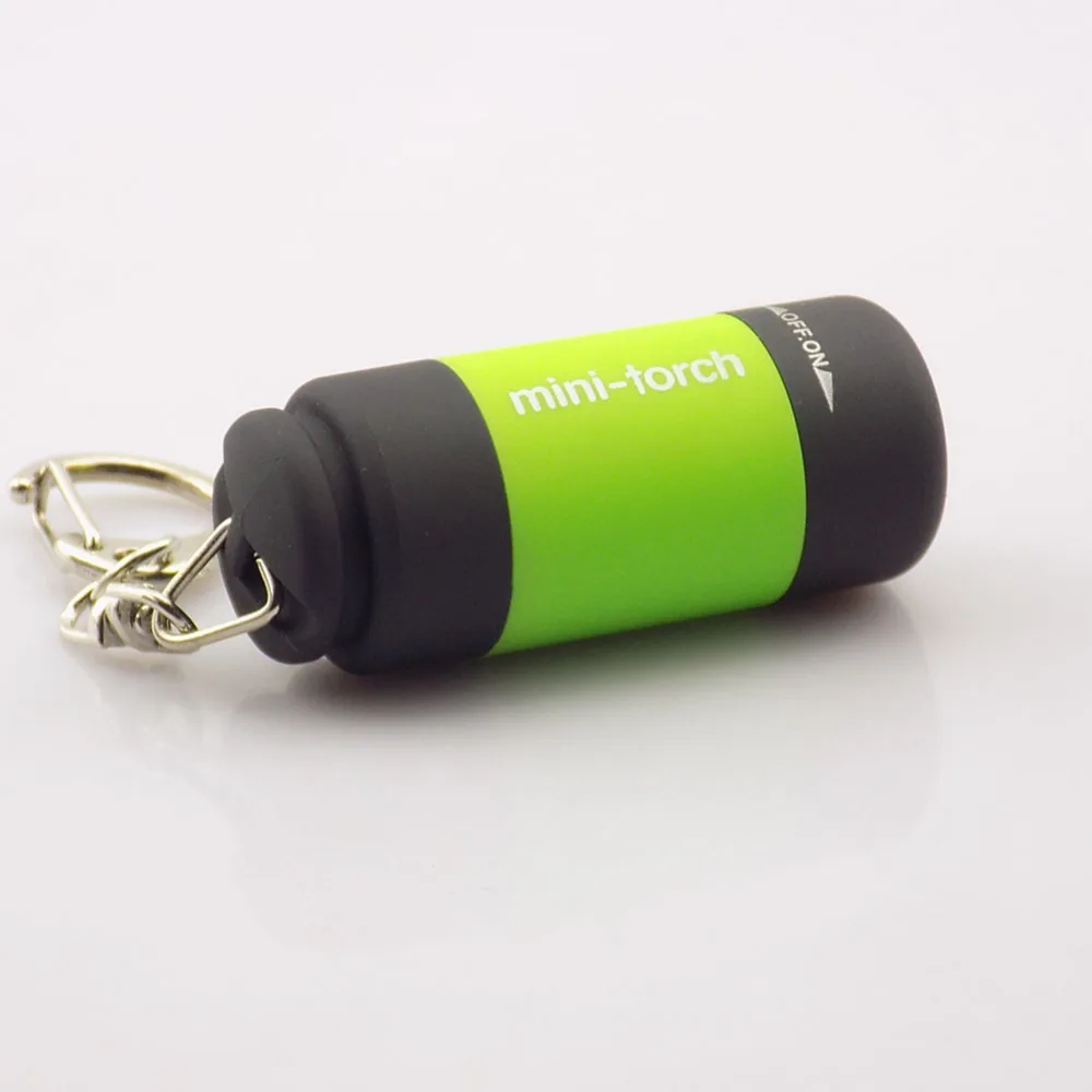 5 шт Перезаряжаемые светодиодный фонарик USB фонарик-брелок для ключей вспышки света лампы переносной Малый карман Lanternas оптовая продажа